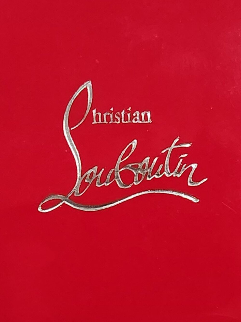 Christian Louboutin Glossy Red Makeup Case